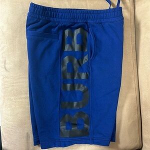 Authentic BURBERRY Fawnley Logo Print Track Shorts
